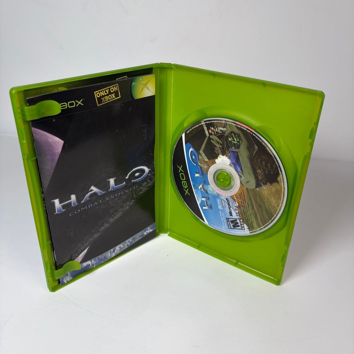 Halo Combat Evolved Xbox Original Video Game FPS Sci-Fi Multiplayer Complete CIB