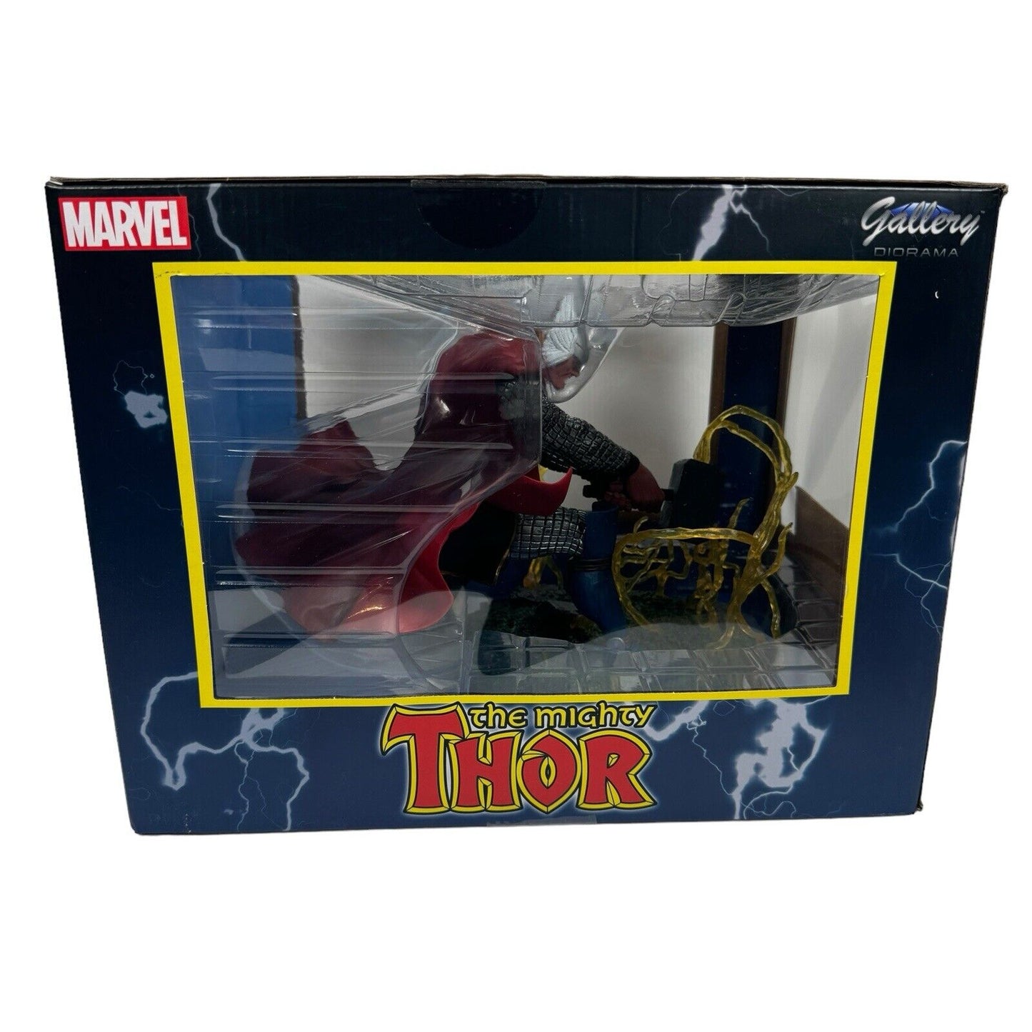 Marvel Comics The Mighty Thor statue Diorama Diamond Select Toy, New in Open Box