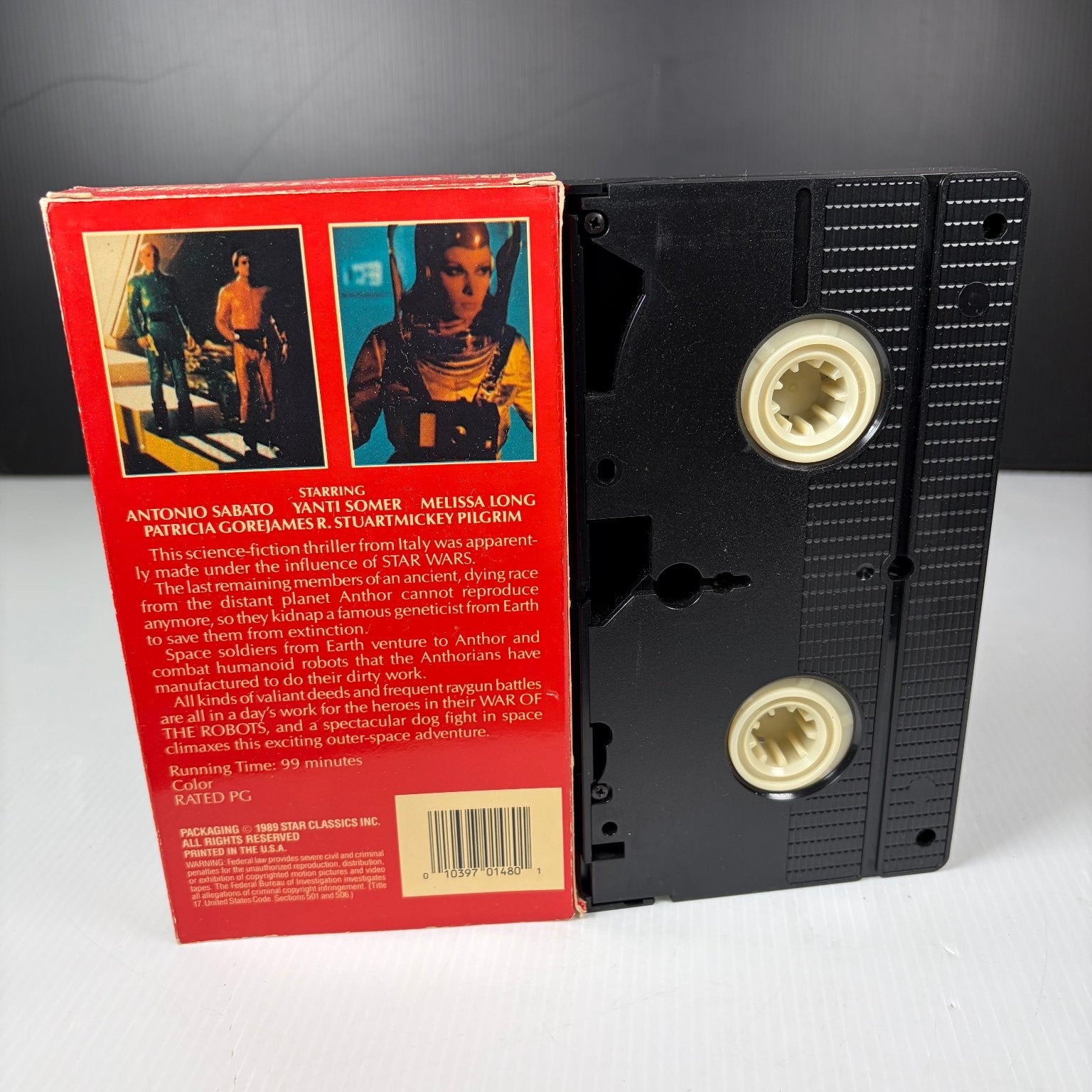 The War of the Robots VHS 1978 Sci-Fi Cult Classic Star Classics