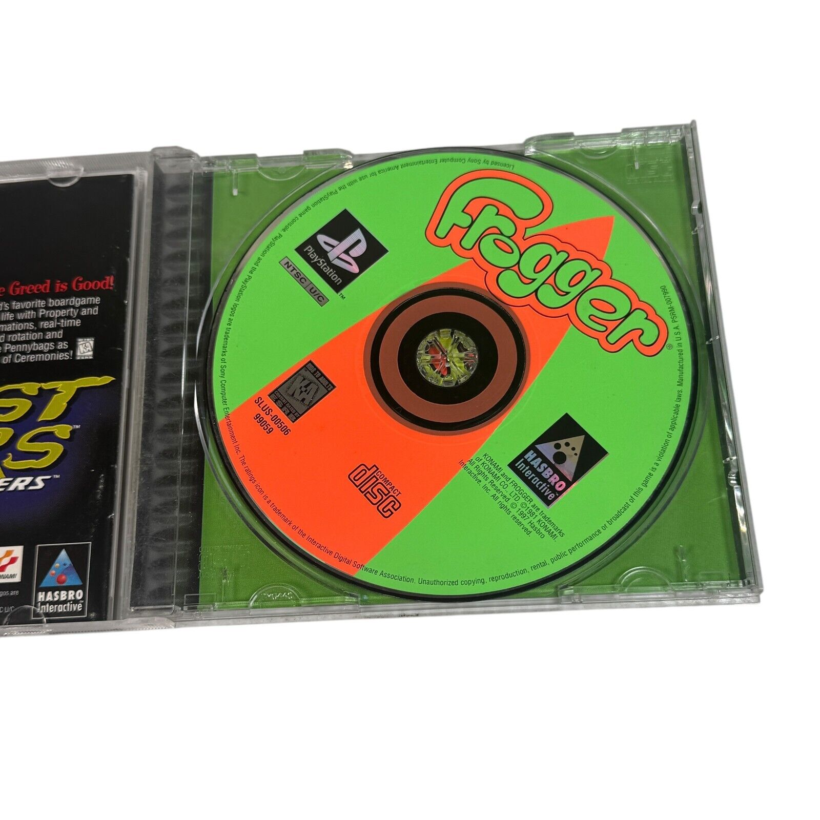 Frogger "He's Back" Playstation 1 PS1 Complete CIB Black Label