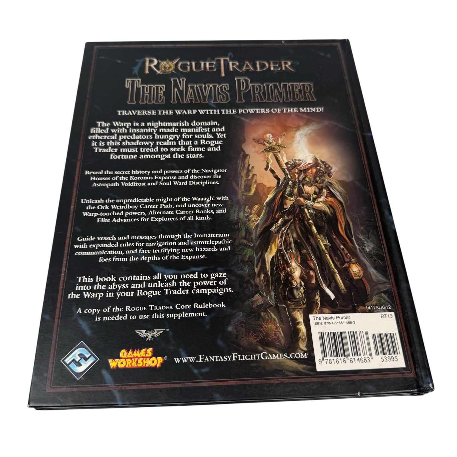 Warhammer 40K Rogue Trader The Navis Primer Roleplaying Resource Book Hardcover