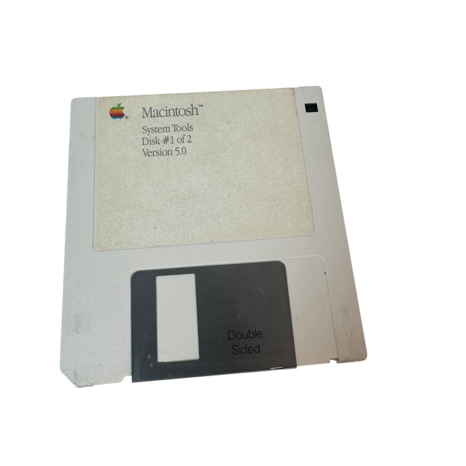 Vintage Macintosh System Tools Version 5.0 Disk #1 & 2 Set OEM System Software