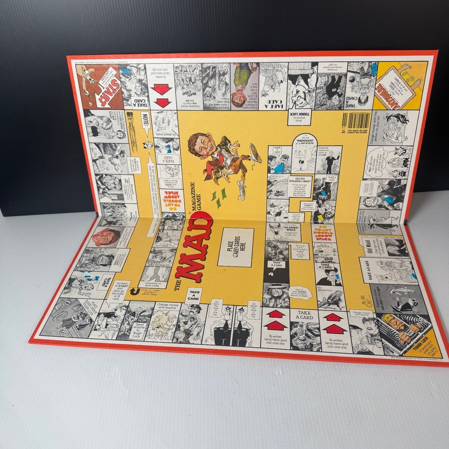 MAD Magazine Game Parker Brothers Board Game 2-4 Players Ages 8+ 1978 Complete