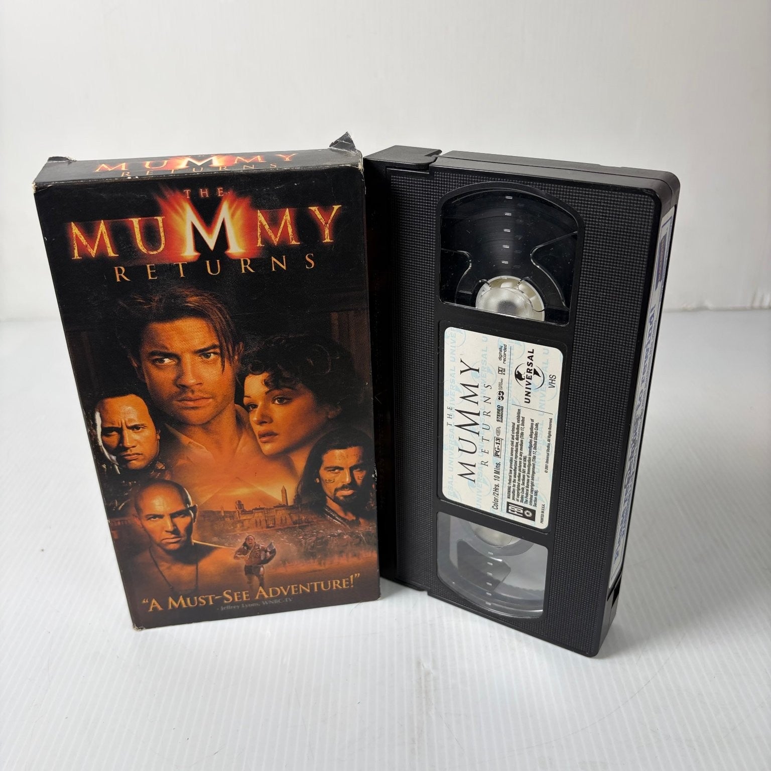 The Mummy Returns VHS 2001 Action Adventure Brendan Fraser Universal