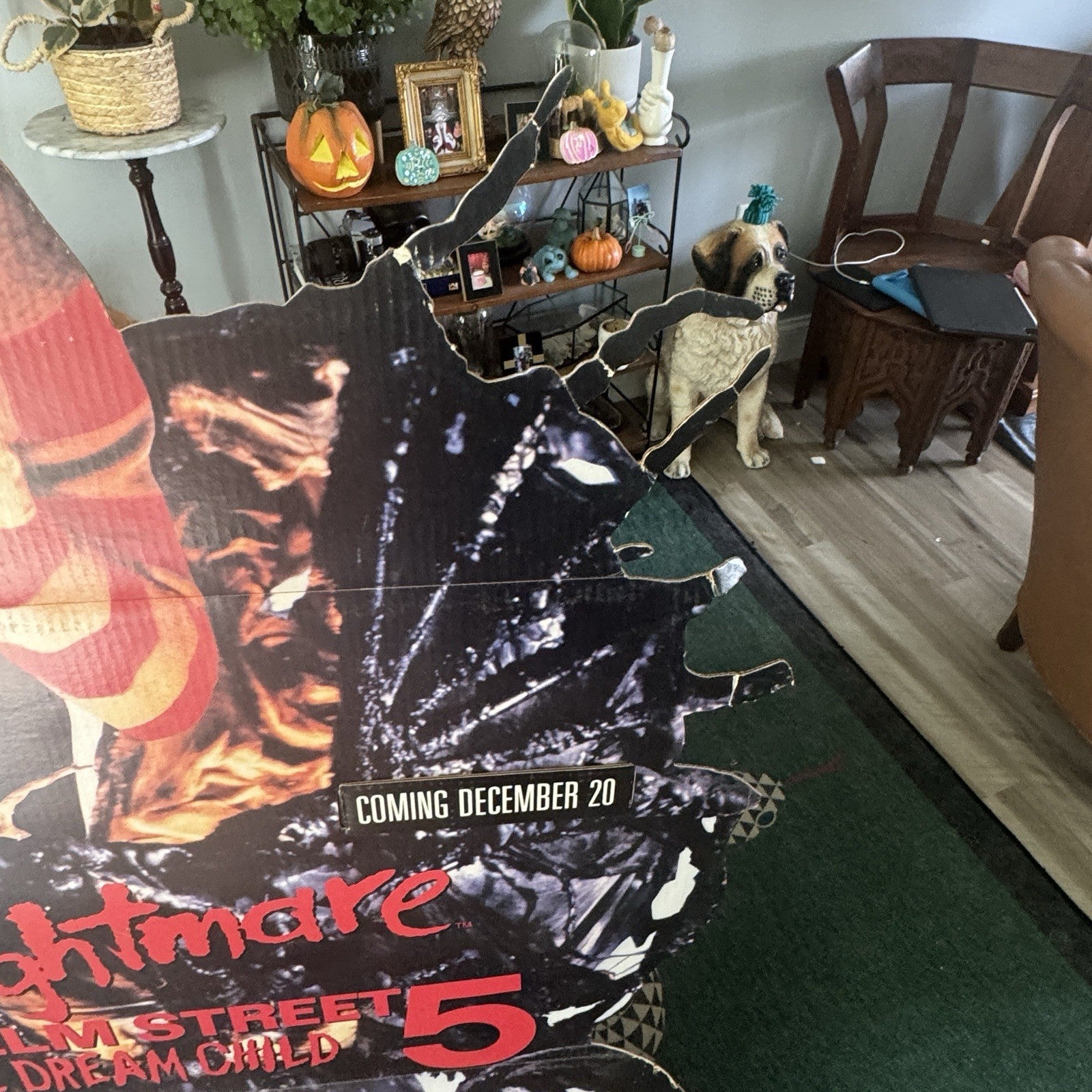 Vintage Nightmare On Elm Street 5 The Dream Child Freddy Krueger Standee Display