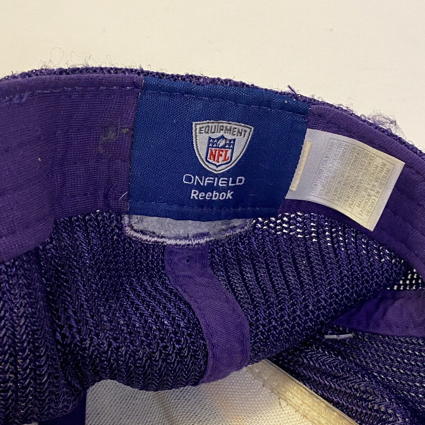 Reebok Minnesota Vikings Purple/Yellow (OSFA) NFL EQUIPMENT Mesh Trucker Hat