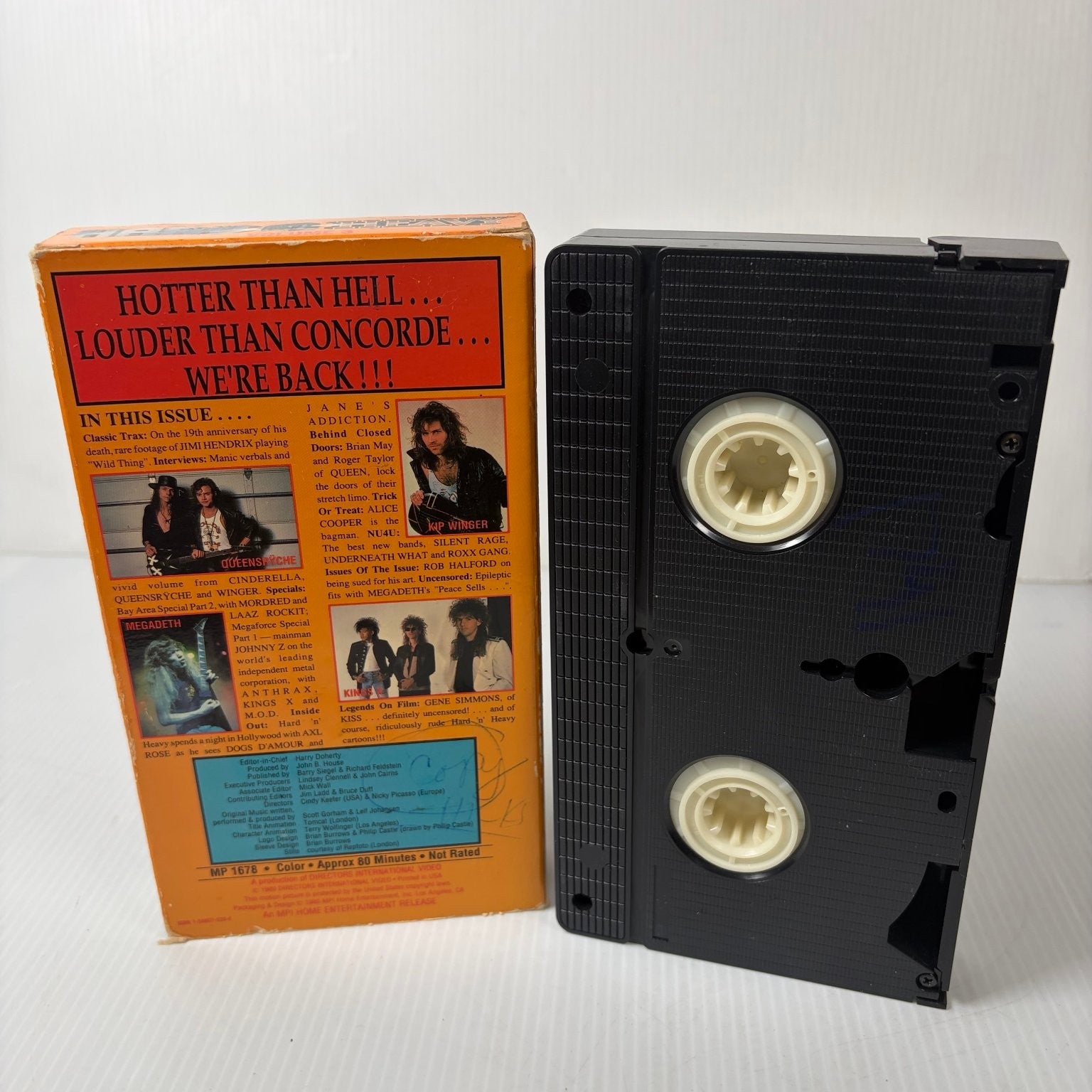 Hard N Heavy Vol 3 VHS 1989 Heavy Metal Music Video MPI Home Video