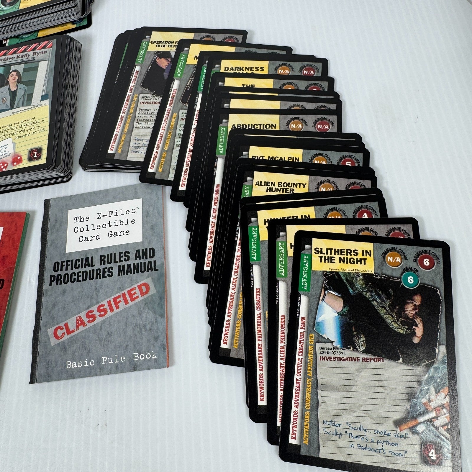 Huge X-Files CCG Lot Premiere Set (349/354), 17 TTIOT Cards & 101361 Expansion
