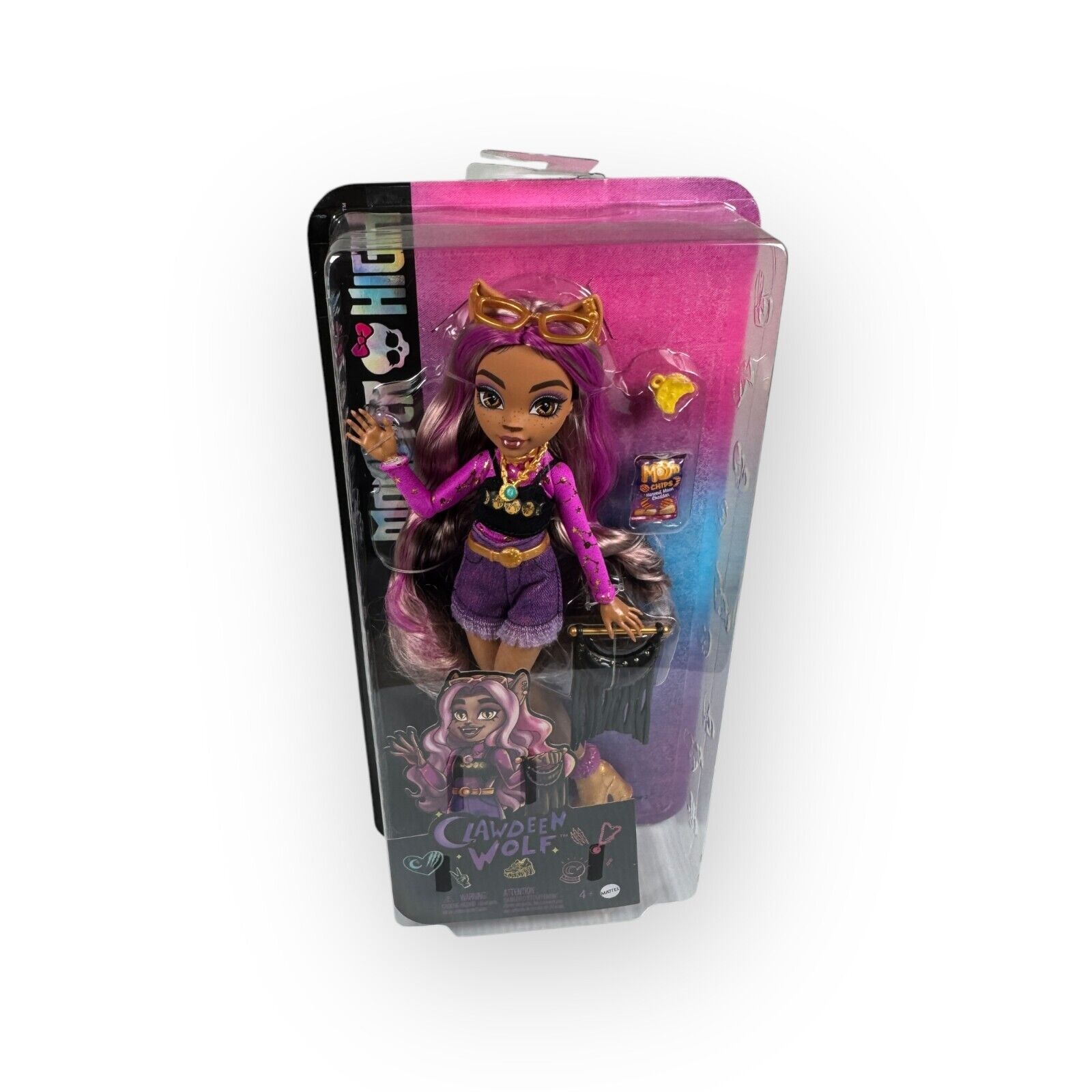 Monster High Clawdeen Wolf G3 Doll New with Pet Crescent Sealed