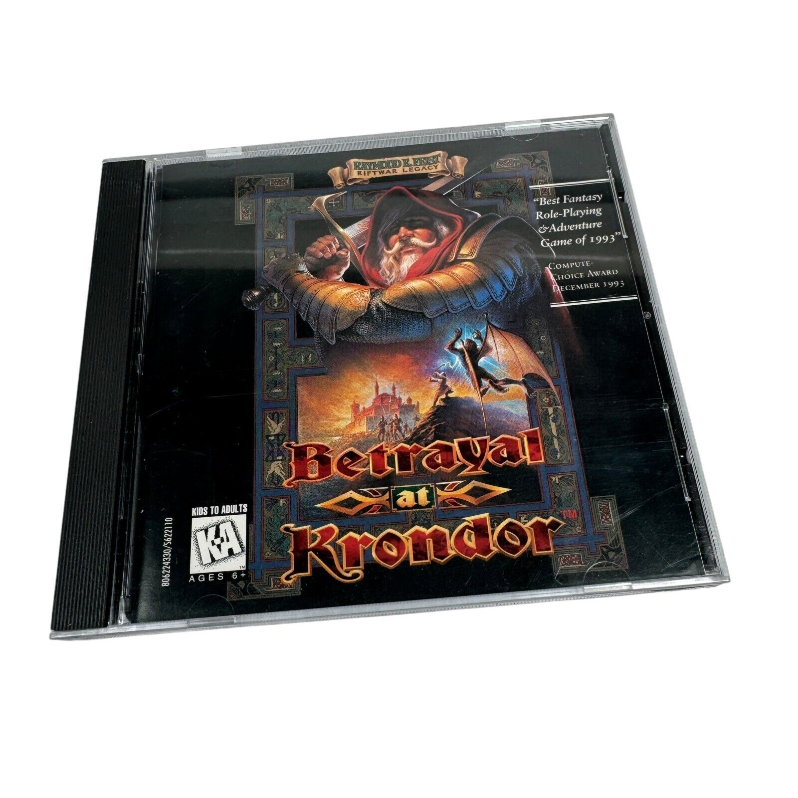 Betrayal at Krondor MS-Dos Fantasy RPG Sierra Originals Game & Manual