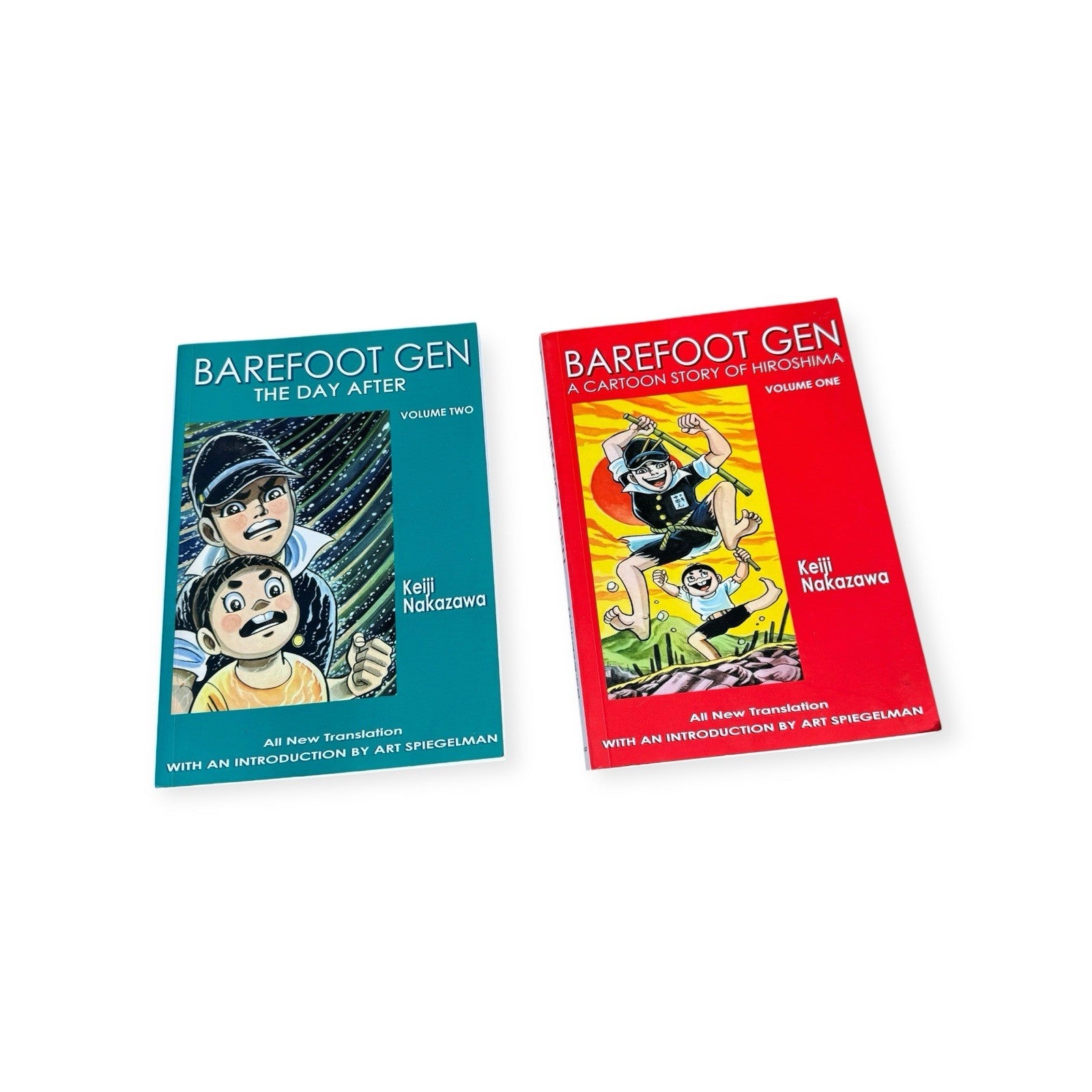 Barefoot Gen Nakazawa Manga Graphic Novel Volume 1 & 2 Set US Version