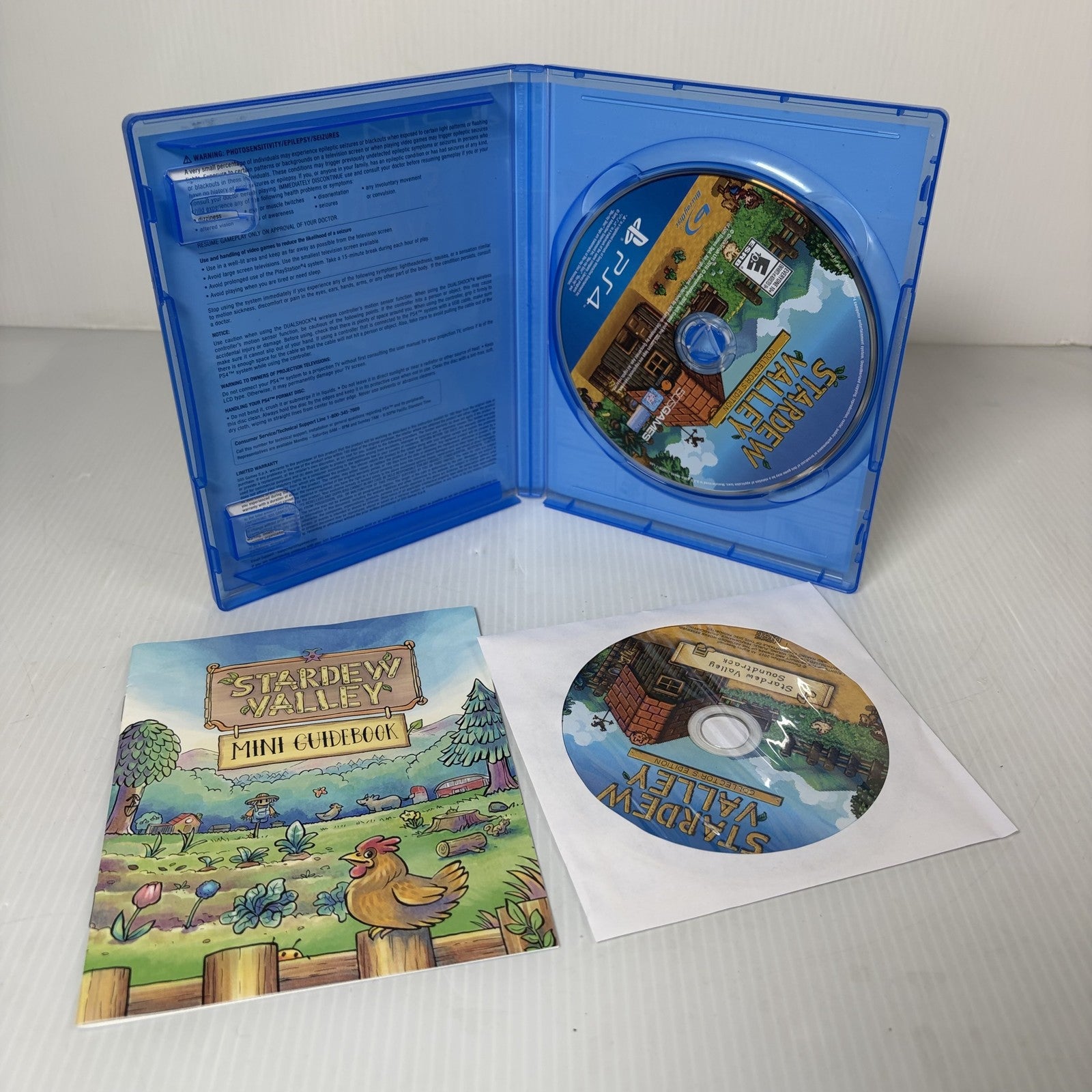Stardew Valley Collector's Edition PS4 PlayStation 4 Complete CIB w/ Soundtrack