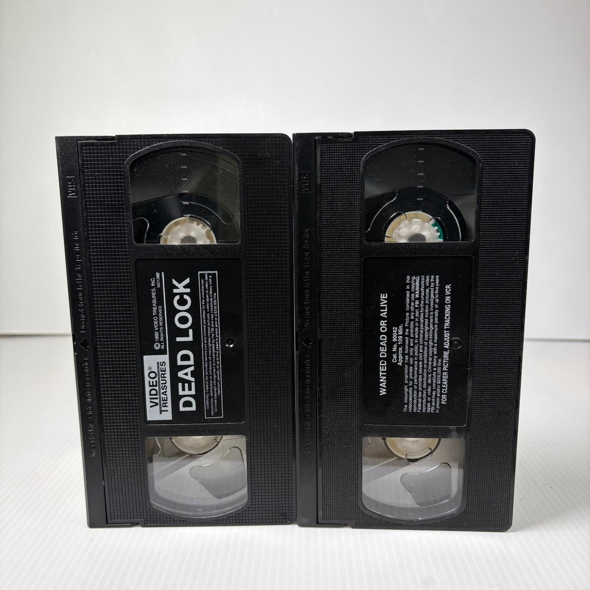 Rutger Hauer Double Feature VHS Wanted Dead or Alive Deadlock 1999 Action