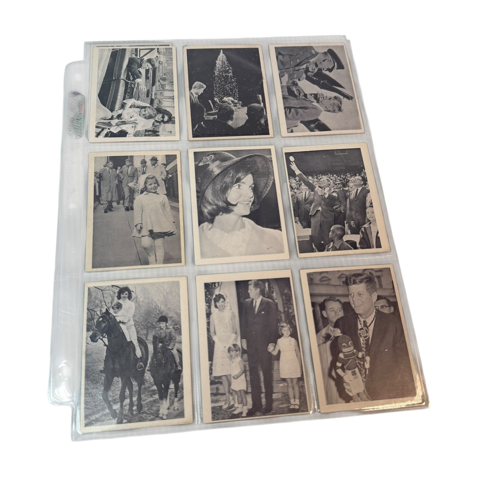 John F. Kennedy 64 Trading Cards Complete Set Rosan Printing Corp 1963 Edition