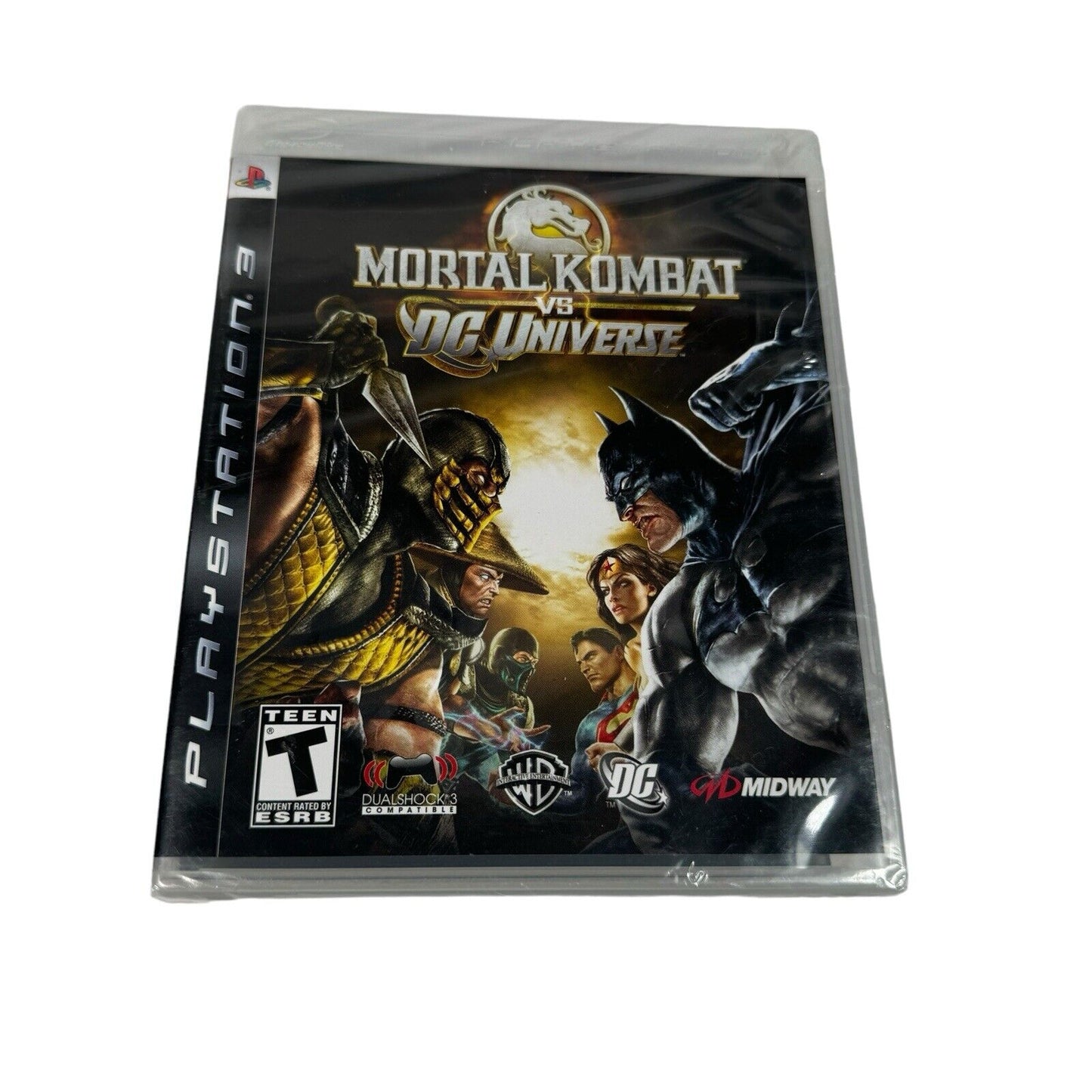 Mortal Kombat vs. DC Universe (Sony PlayStation 3, 2008) Black Label New Sealed