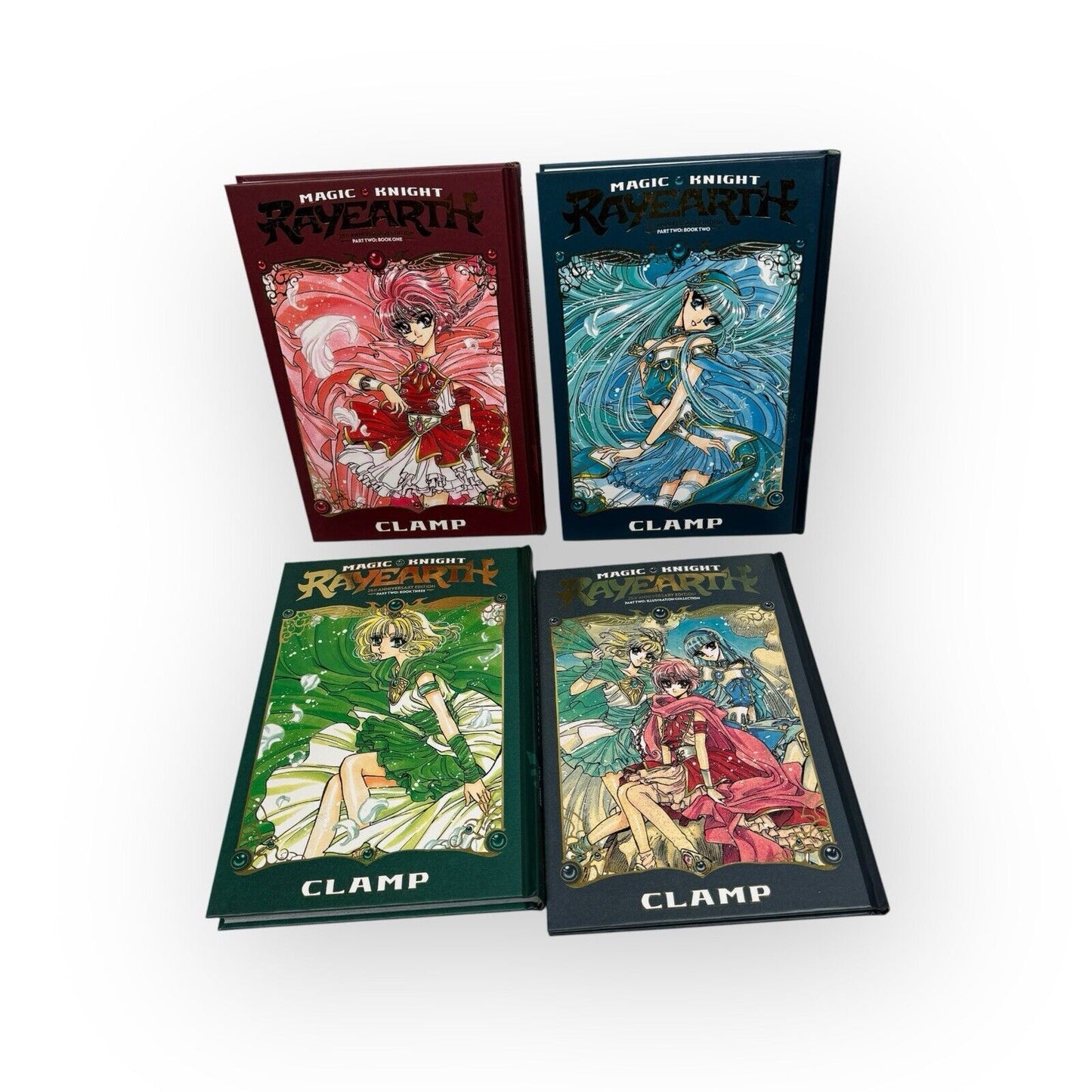 Magic Knight Rayearth 25th Anniversary Edition Box Set Part 1 & 2 w/ Extra Book