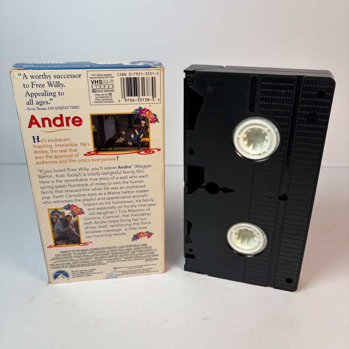 Andre VHS 1994 Family Drama Paramount Home Video Hi-Fi Stereo