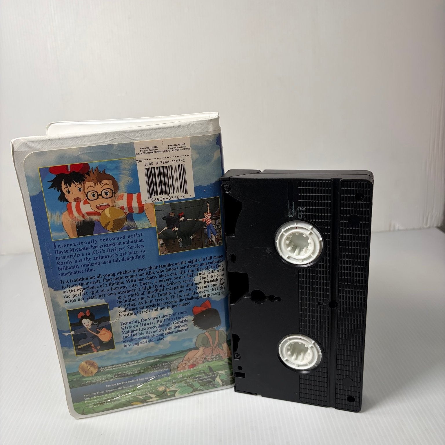 Kiki's Delivery Service VHS 1998 Animated Fantasy Buena Vista in Clamshell Case