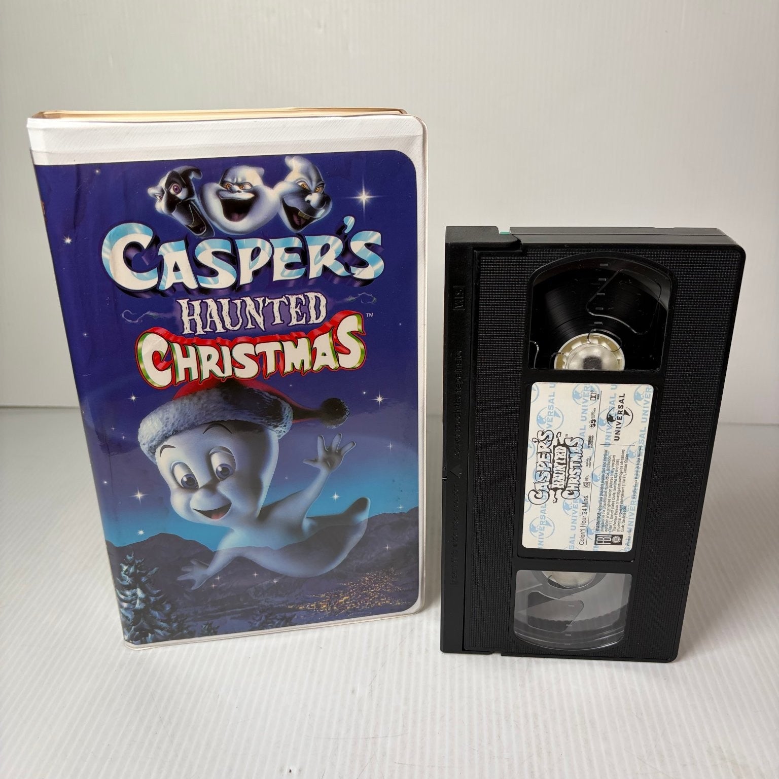 Casper's Haunted Christmas VHS 2000 Animated Family Holiday Universal