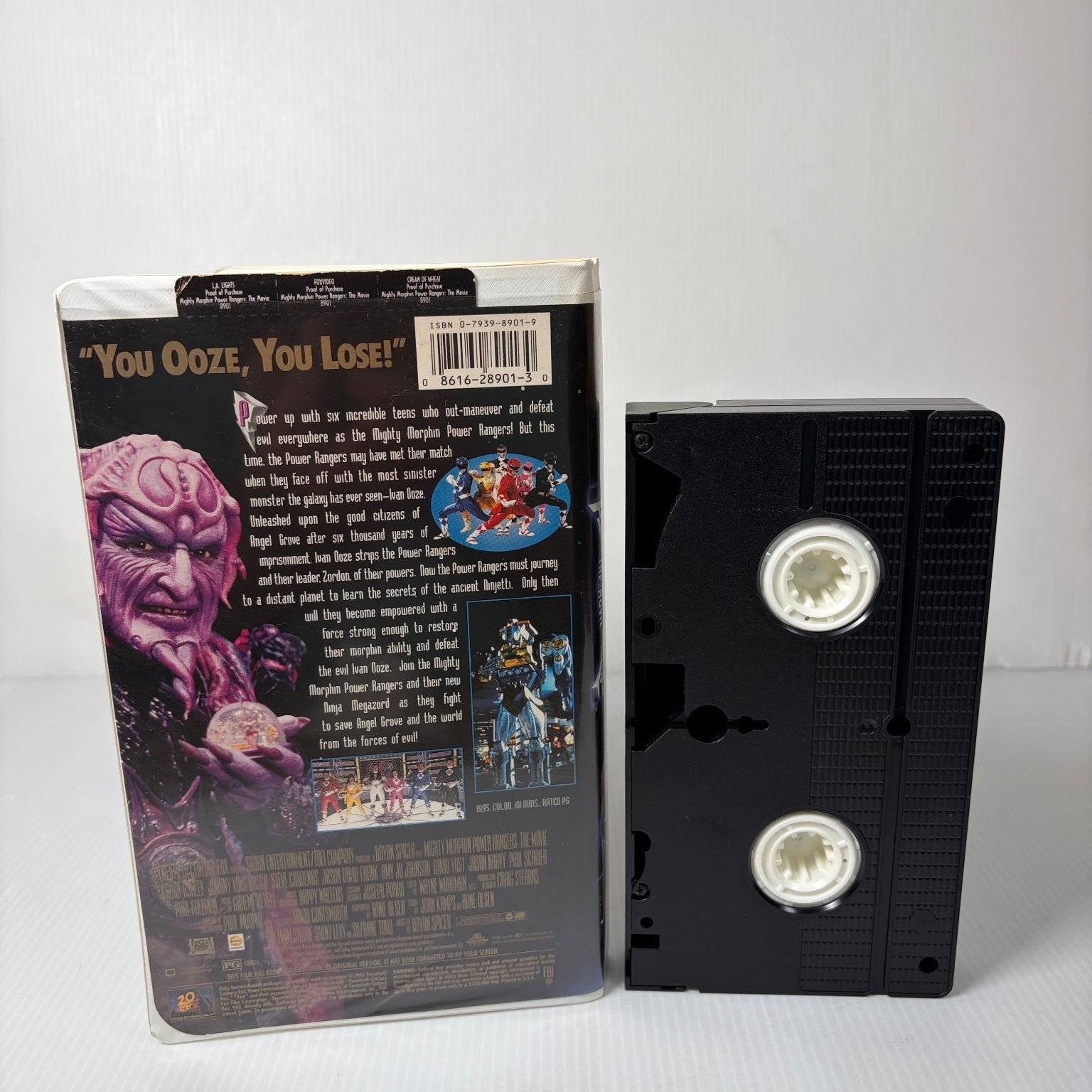 Mighty Morphin Power Rangers The Movie VHS 1995 Action Fox Video Clamshell