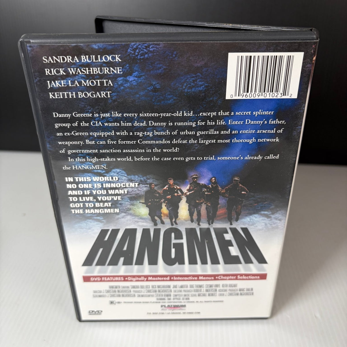 Hangmen DVD 1987 Sandra Bullock Action Thriller Special Features