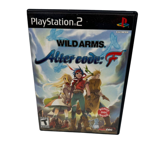 Wild Arms: Alter Code F (Sony PlayStation 2, 2005) CIB with Bonus DVD