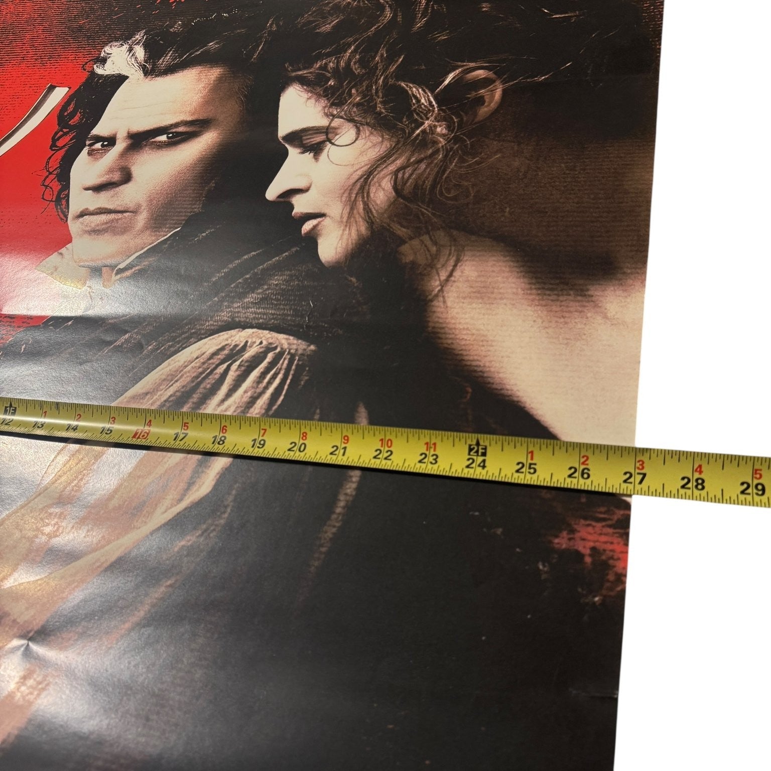 Sweeney Todd 2007 Promotional Video Store Poster DreamWorks Johnny Depp