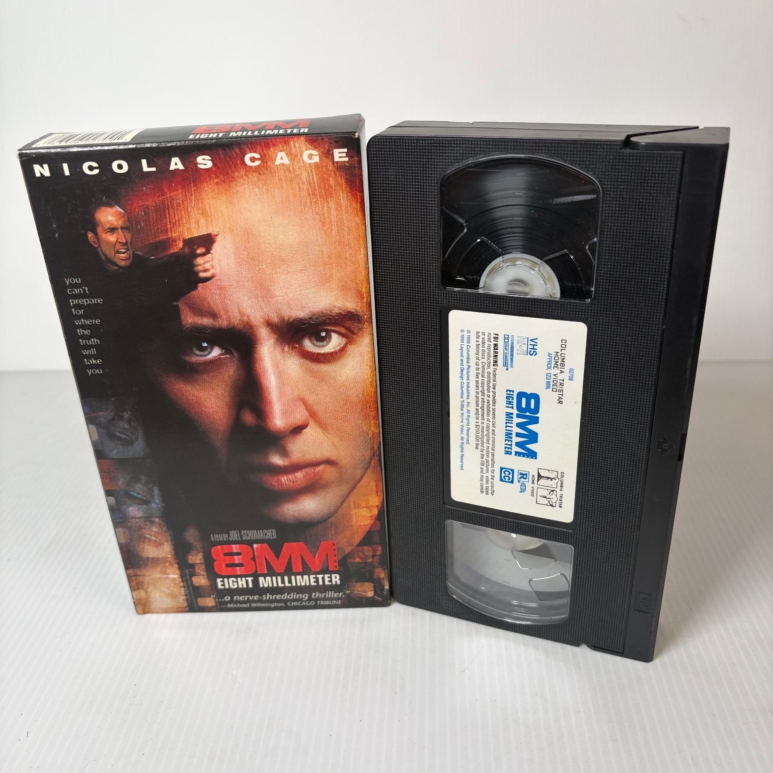 8MM Eight Millimeter VHS 1999 Thriller Columbia TriStar Home Video