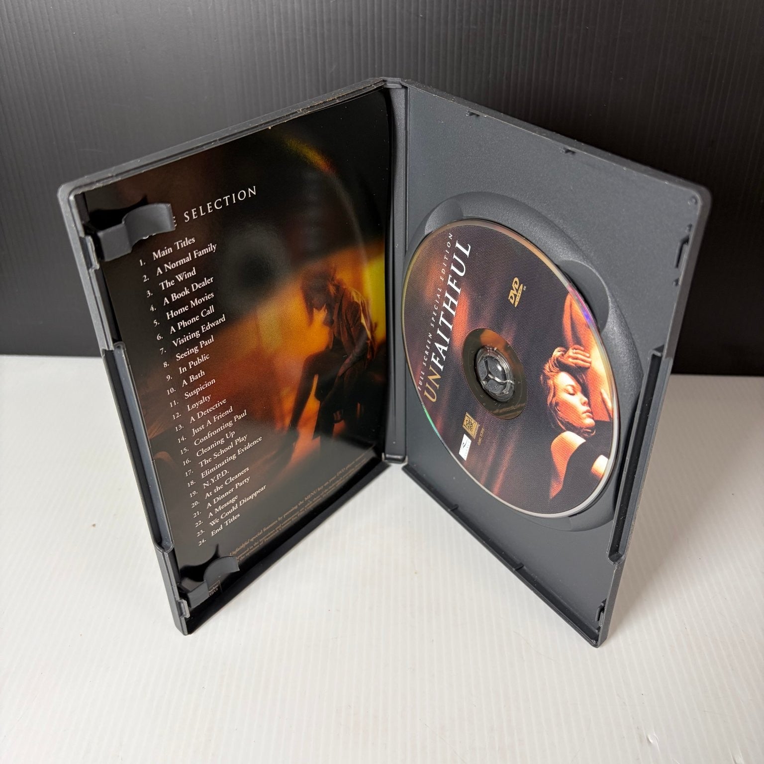 Unfaithful DVD 2002 Special Edition Richard Gere Diane Lane