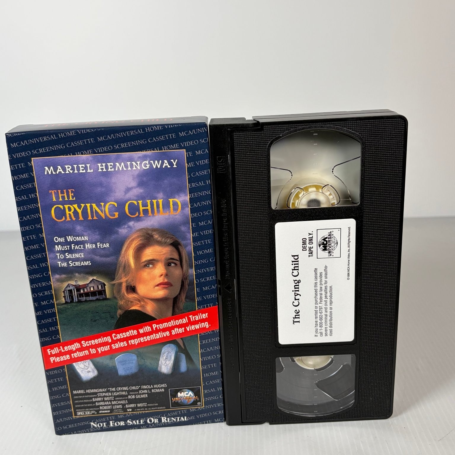 The Crying Child VHS 1996 Horror Thriller Screener Promo MCA Universal