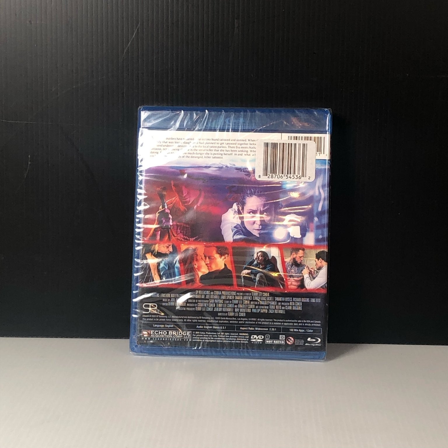 Killer Tattooist Blu-ray + DVD 2020 Combo Pack Horror Thriller Terry Lee Coker