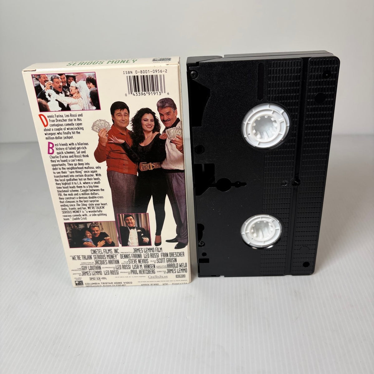 We're Talkin' Serious Money VHS 1992 Crime Comedy Fran Drescher Columbia