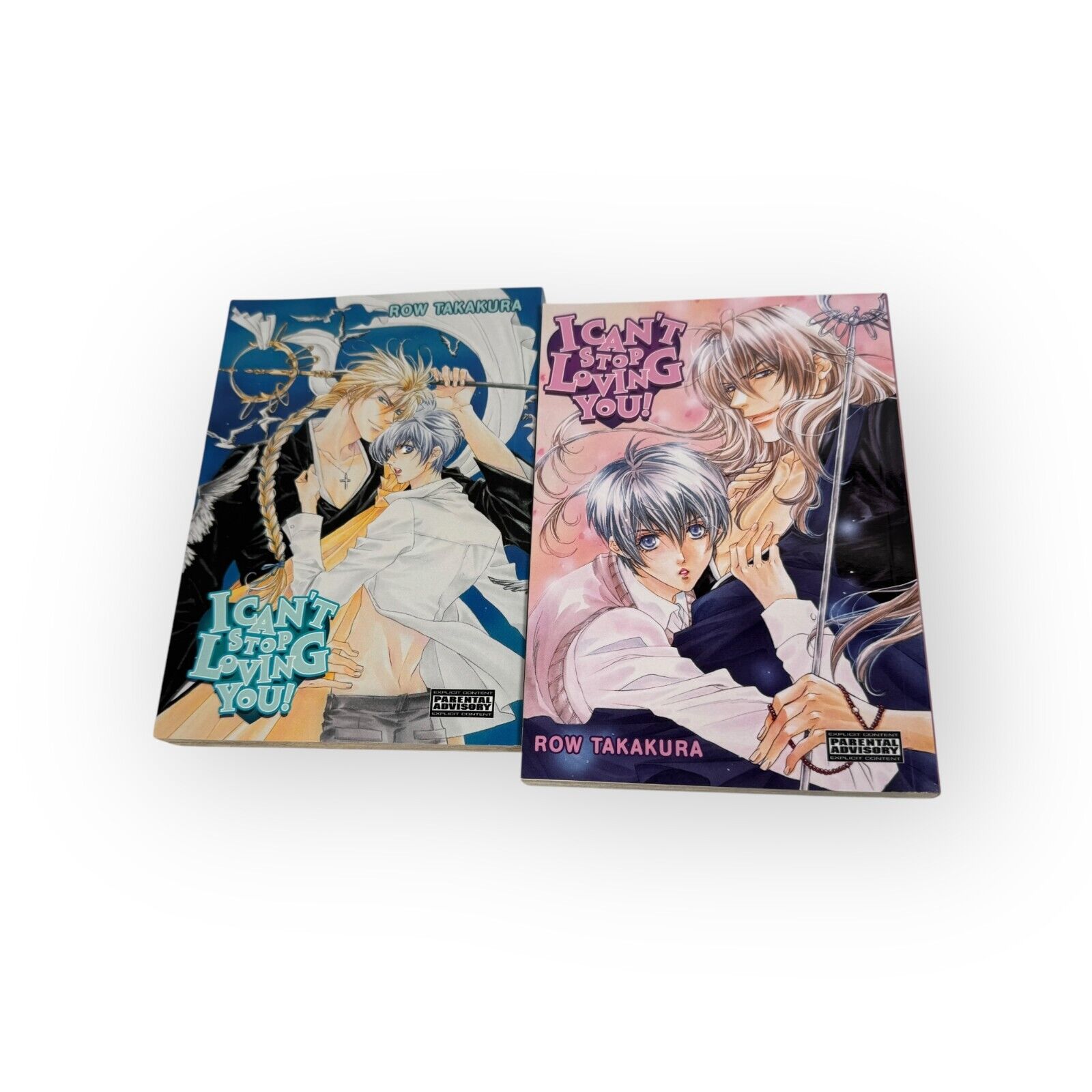 I Cant Stop Loving You Yaoi Manga Row Takakura Volumes 1 & 2 Fantasy