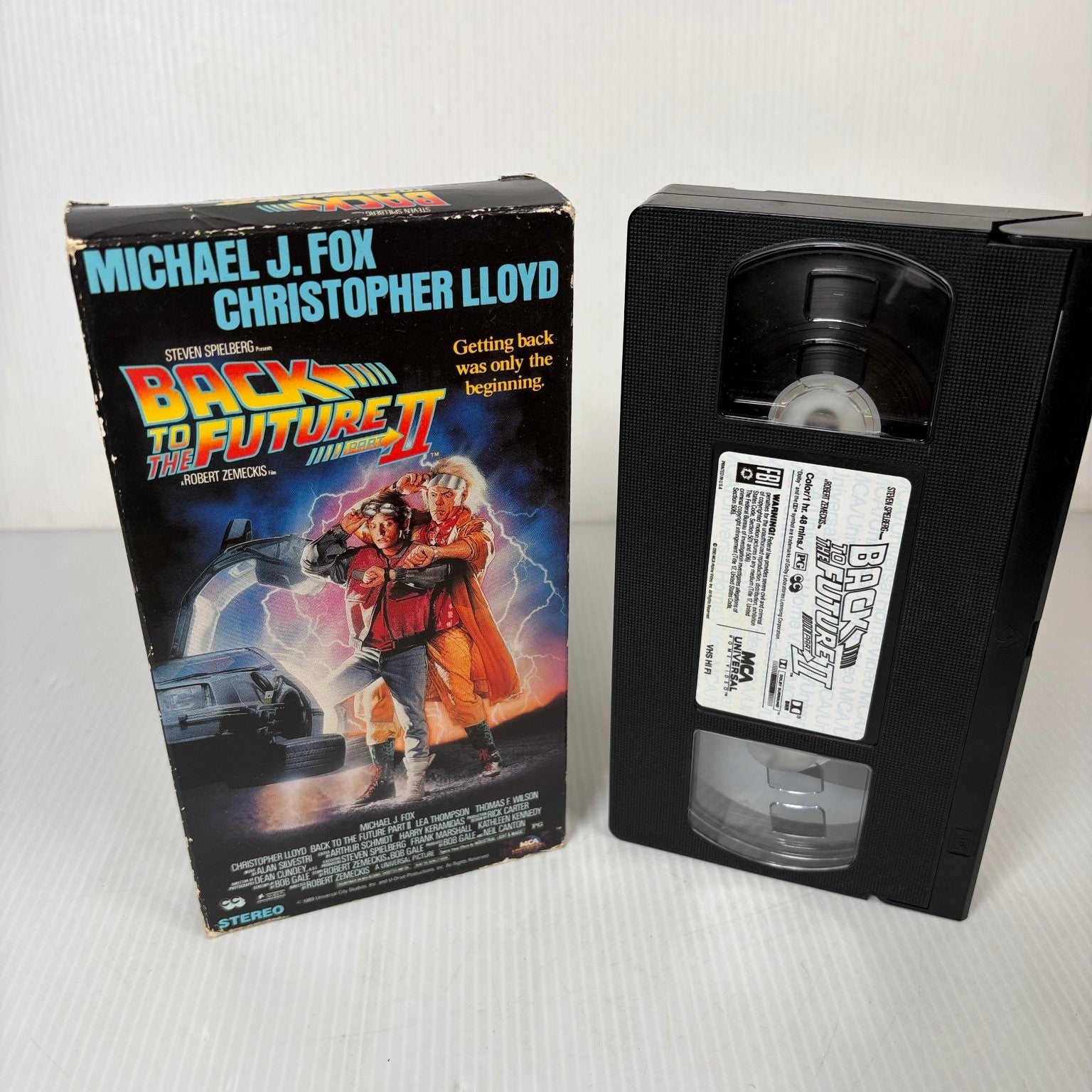 Back to the Future Part II VHS 1989 Sci-Fi Comedy MCA Universal