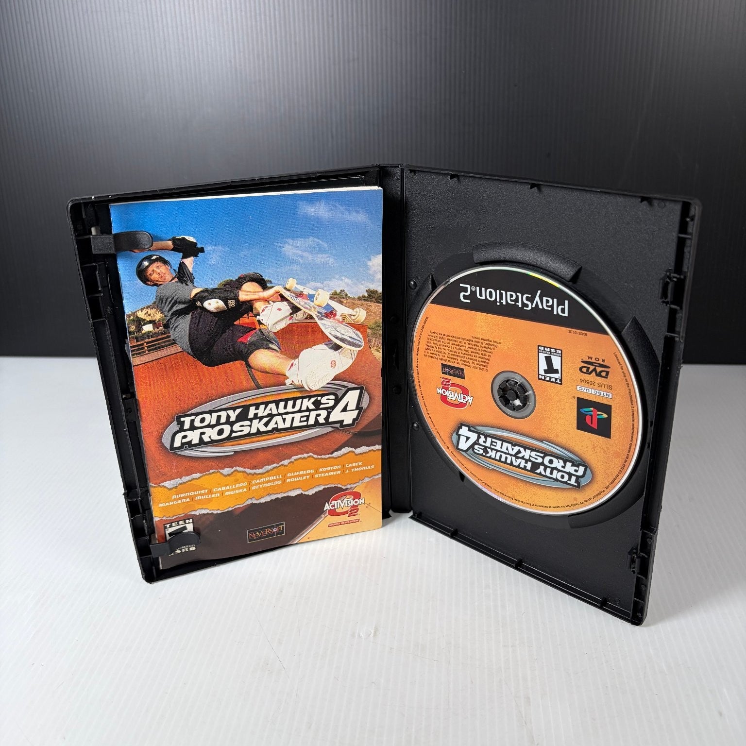 Tony Hawk's Pro Skater 4 PlayStation 2 Video Game Multiplayer Complete CIB