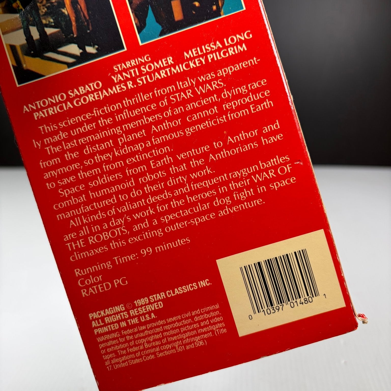The War of the Robots VHS 1978 Sci-Fi Cult Classic Star Classics