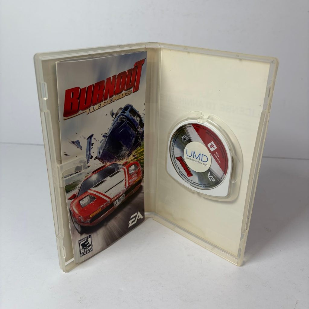 Burnout Legends PSP Greatest Hits EA Racing Game CIB with Manual