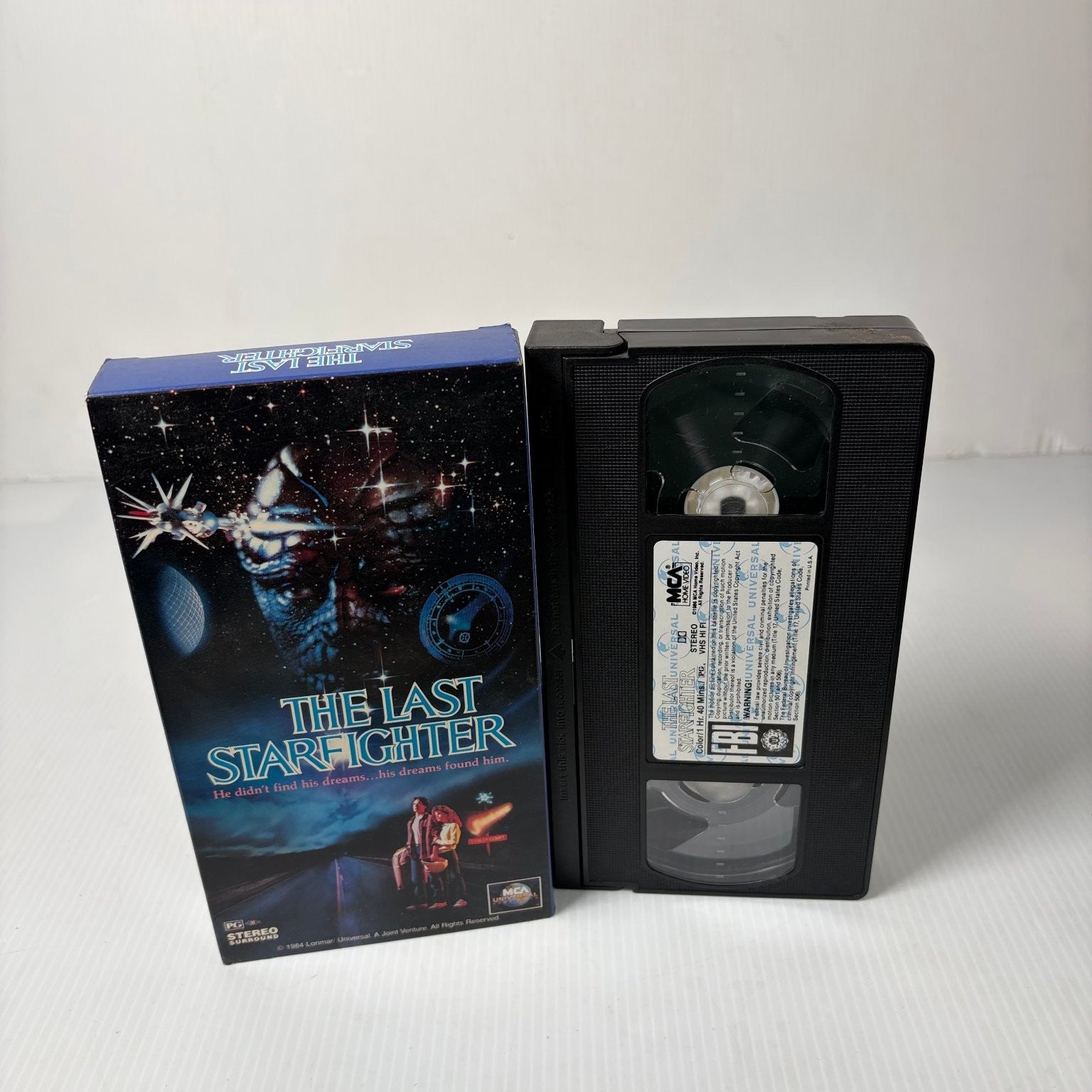The Last Starfighter VHS 1984 Sci-Fi Adventure MCA Universal Original Release