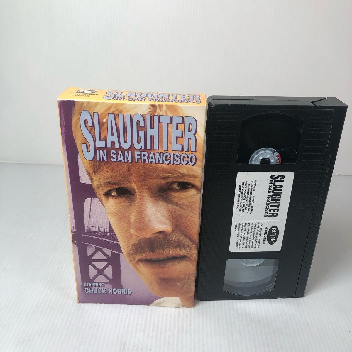 Slaughter in San Francisco VHS 2003 Martial Arts Action Rhino PG
