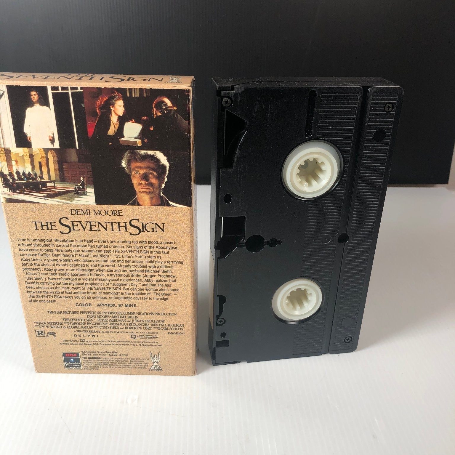 The Seventh Sign VHS 1988 Apocalypse Horror Original Release Early Demi Moore