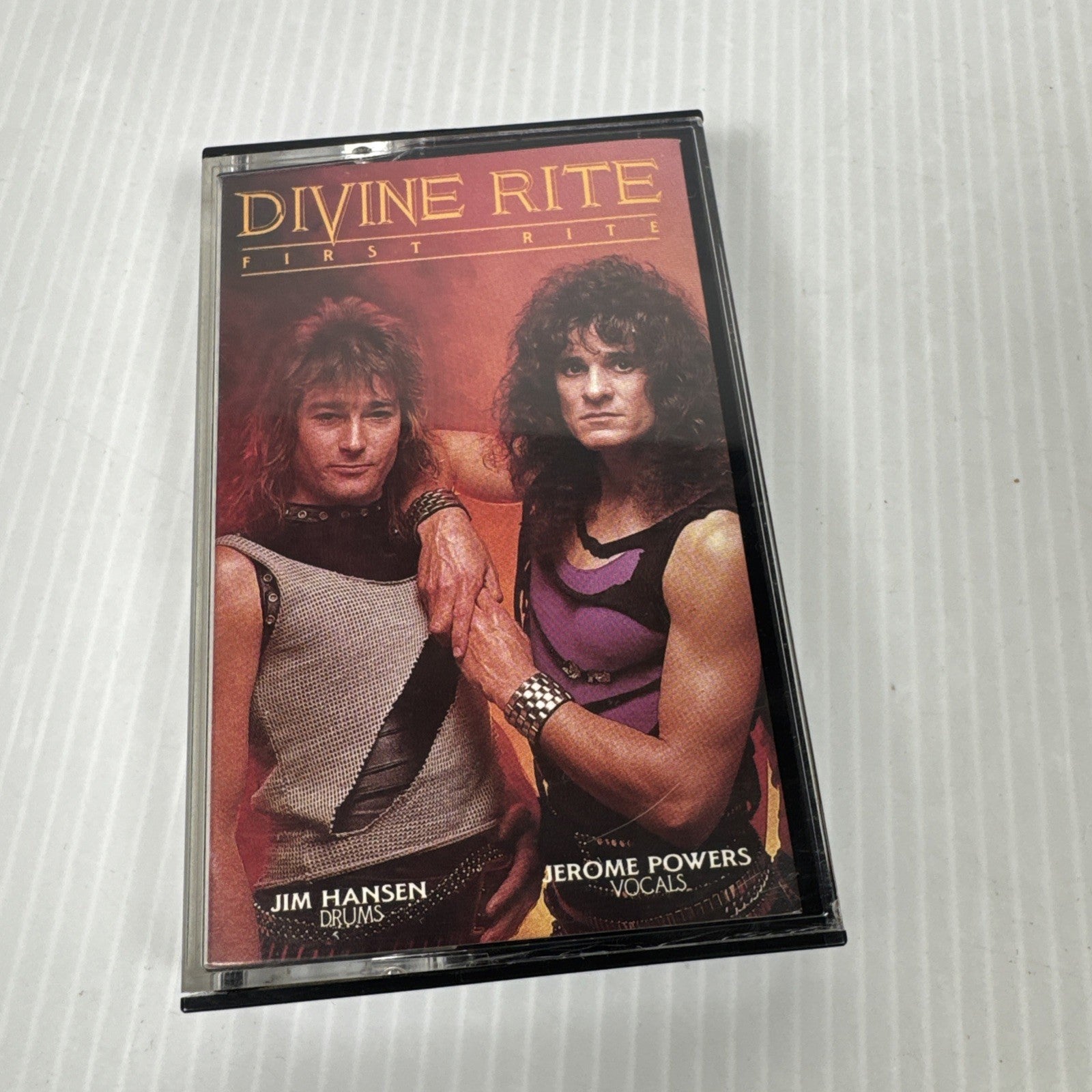 Divine Rite First Rite Cassette Tape Greenworld Rare 1985 2 Piece Heavy Metal