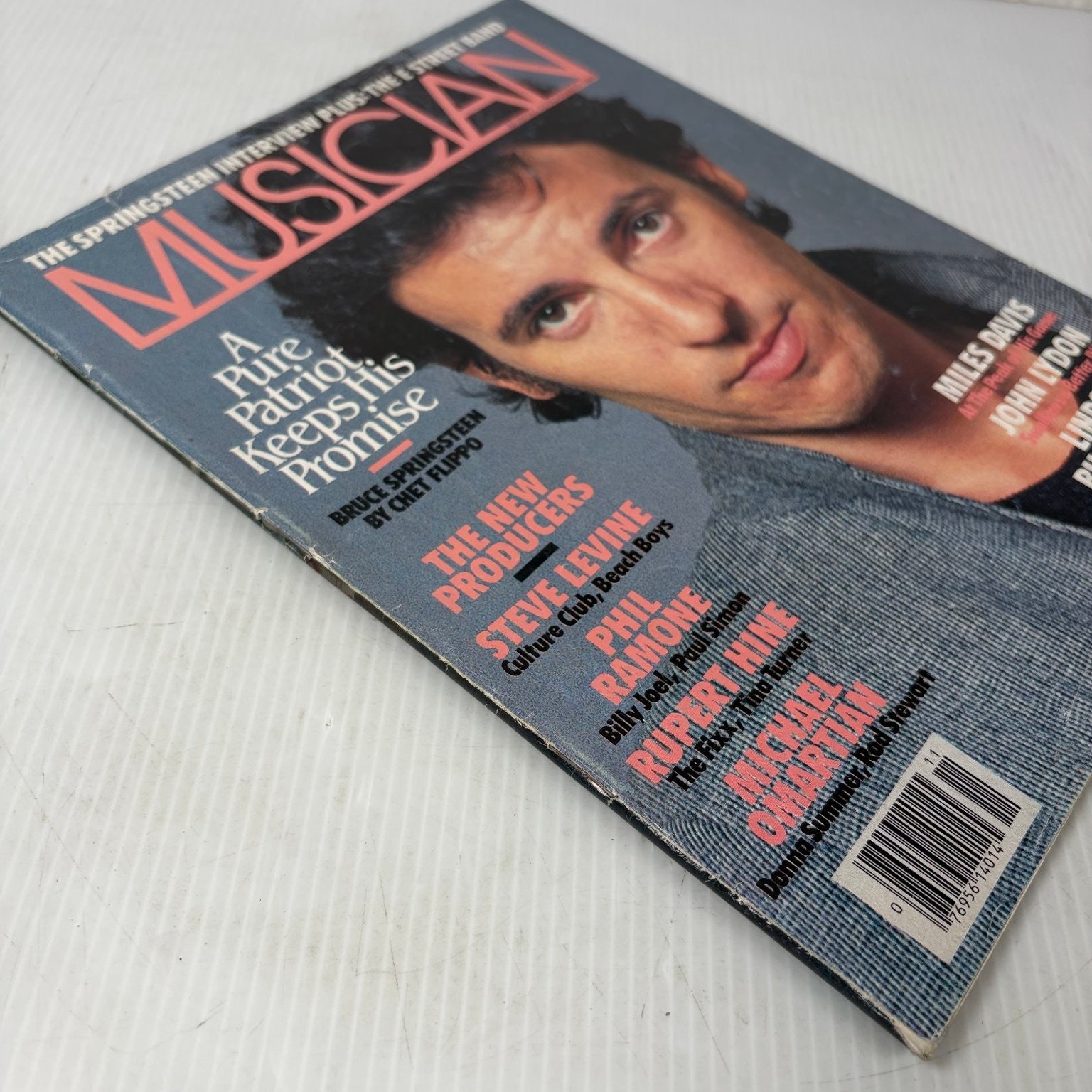 Musician Magazine November 1984 Bruce Springsteen E Street Band Music History