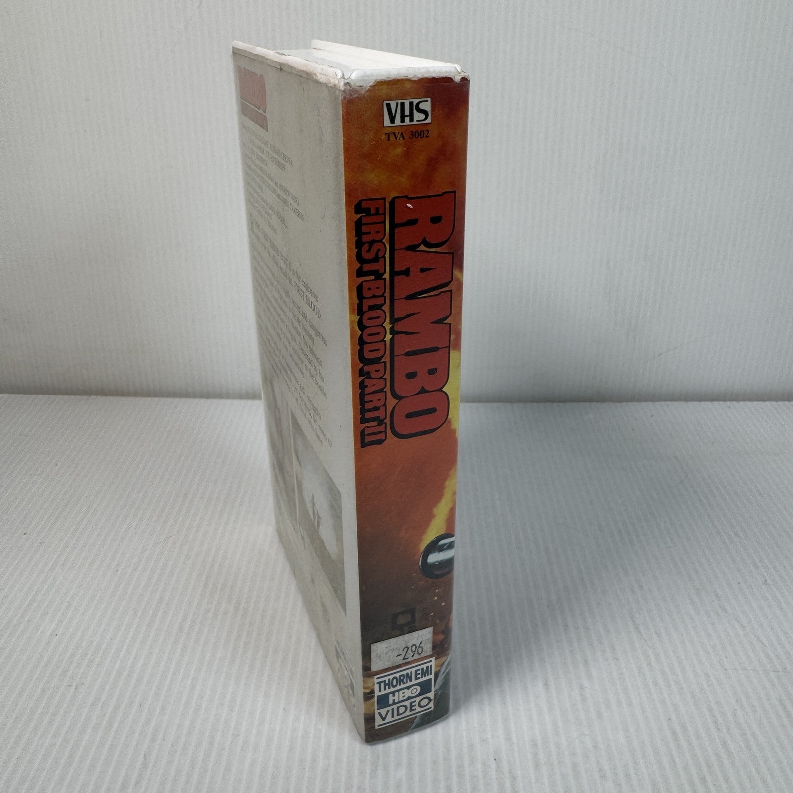 Vintage Rambo First Blood Part II VHS Sylvester Stallone Action Movie Thorn EMI
