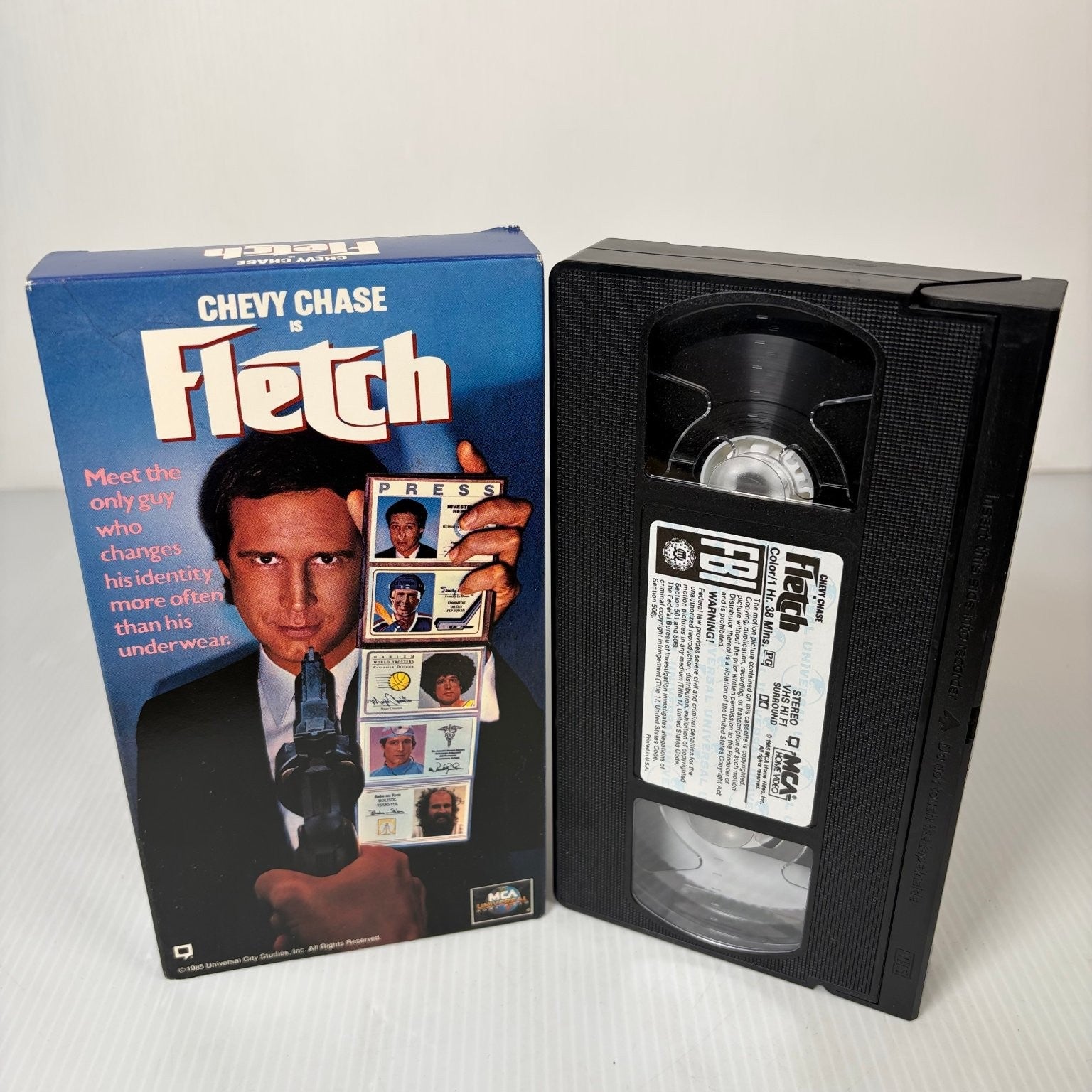 Fletch VHS 1985 Comedy Mystery Chevy Chase MCA Home Video