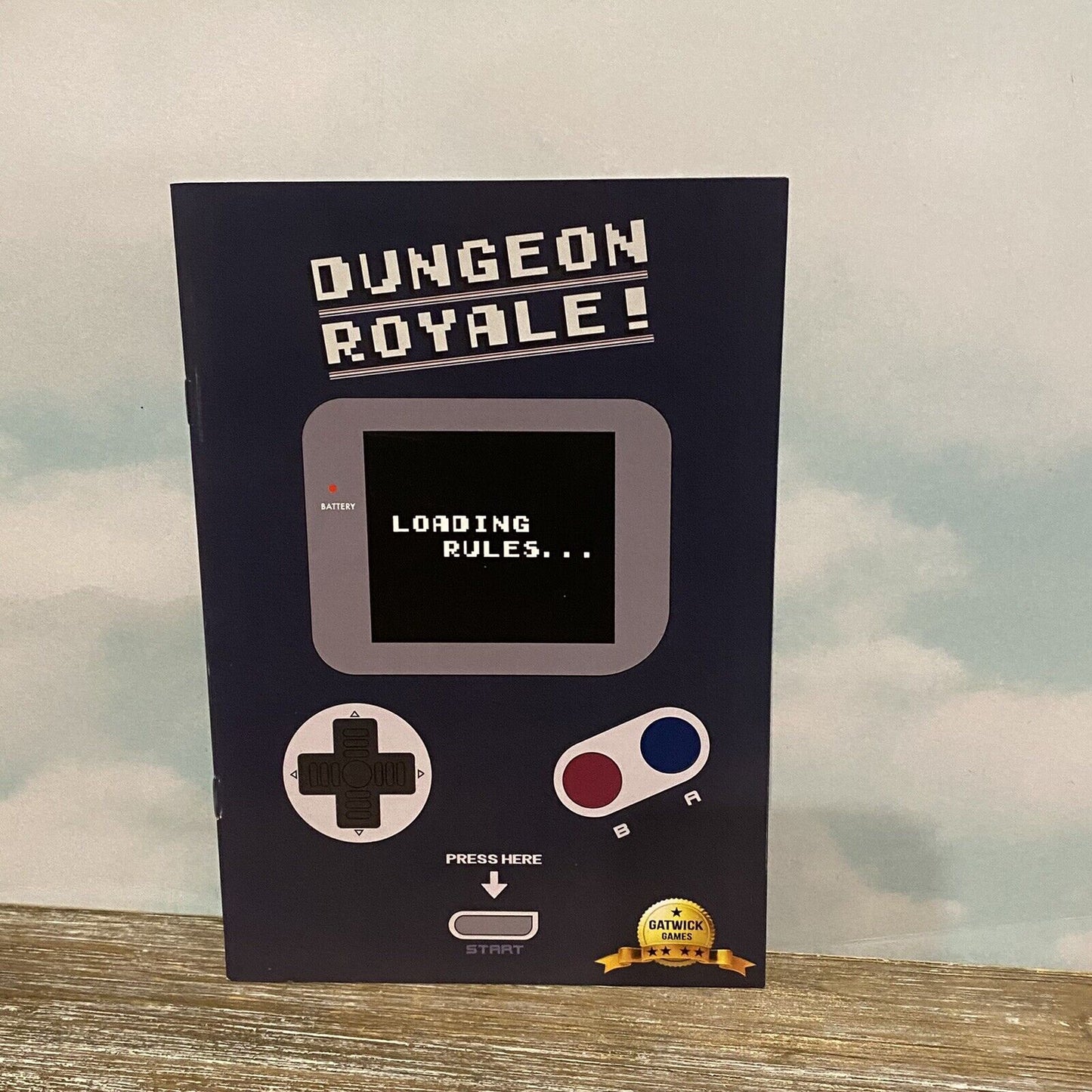 Dungeon Royale! Kickstarter Retro Game Style RPG Board Game Unpunched Unplayed