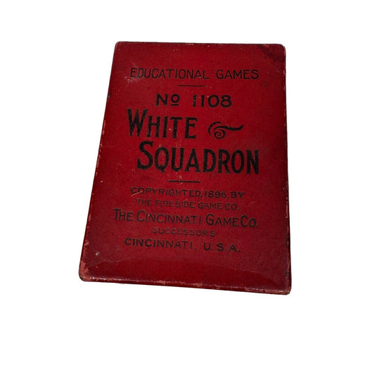 No. 1108 White Squadron Antique 1896 Educational Card Game US Navy