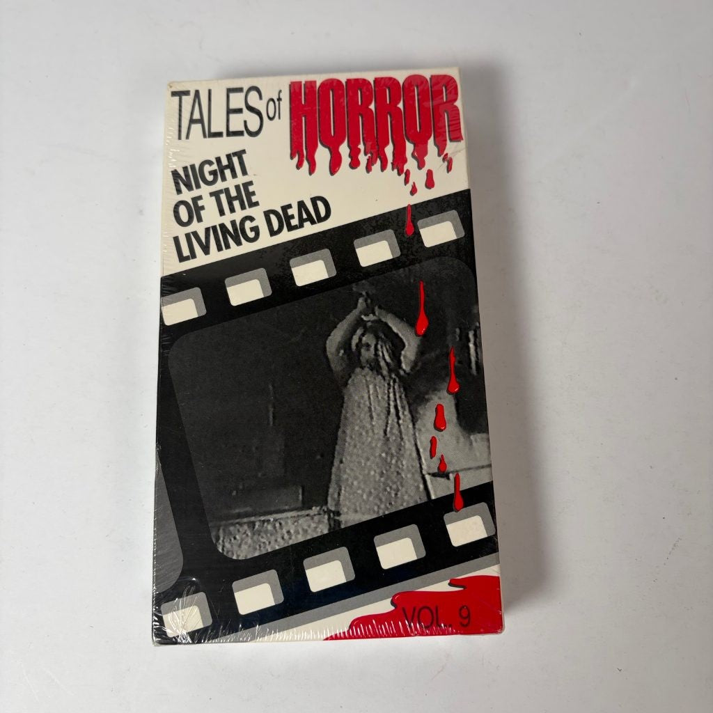 Night of the Living Dead VHS Tales of Horror Vol 9 Goldstar Romero Zombie Sealed