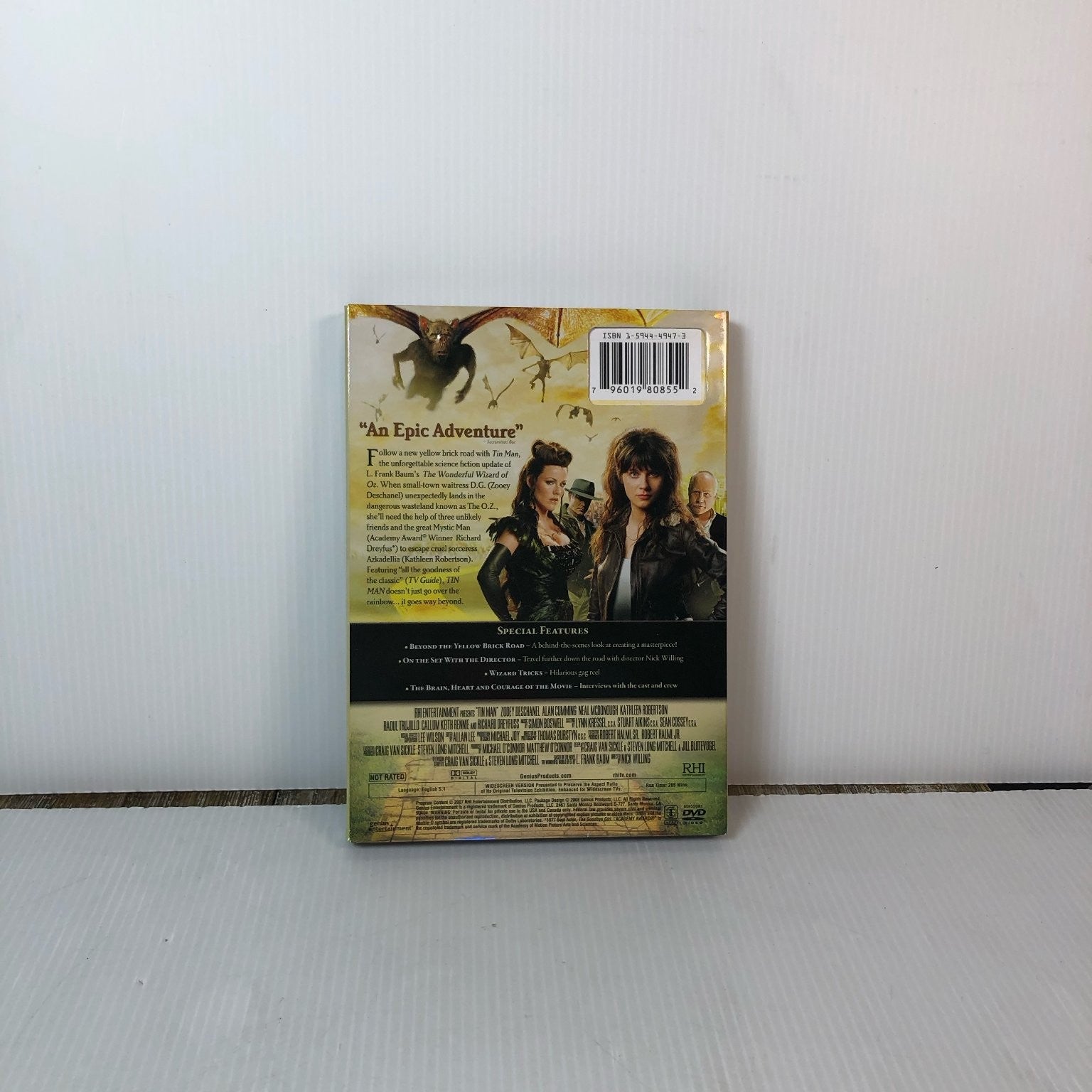 Tin Man DVD 2007 2-Disc Collector's Edition Zooey Deschanel Alan Cumming