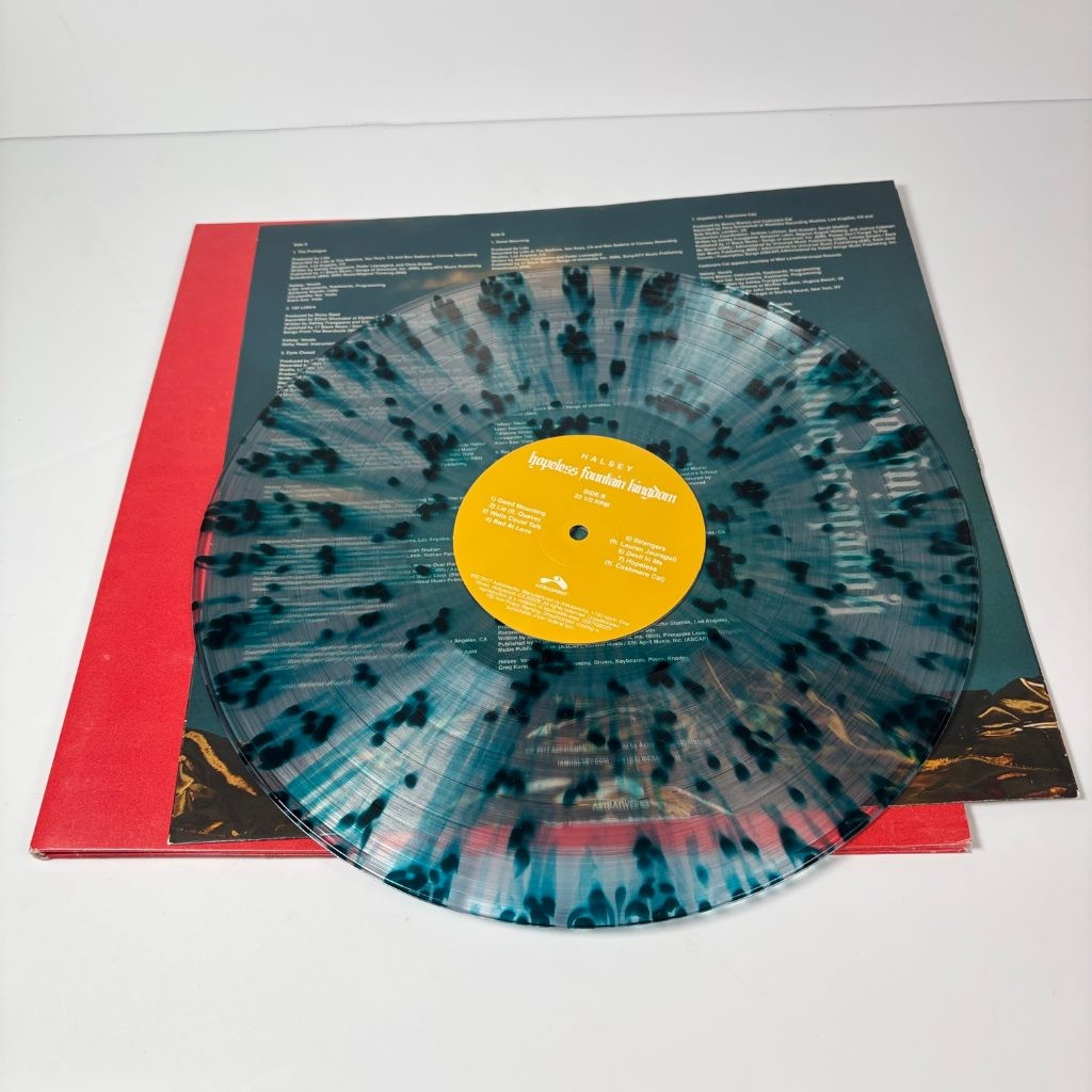 Halsey Hopeless Fountain Kingdom Vinyl LP Blue Splatter Gatefold Astralwerks 201