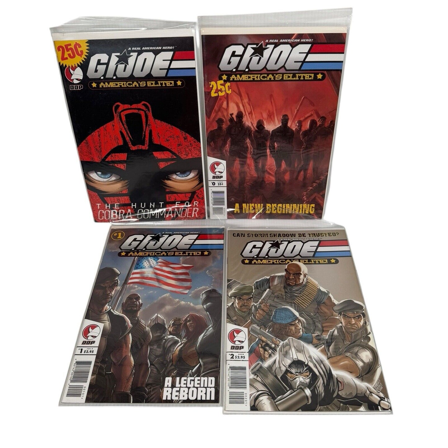 G.I. Joe America’s Elite Comic Book Run 0, 1, 2 And Hunt For Cobra Commander